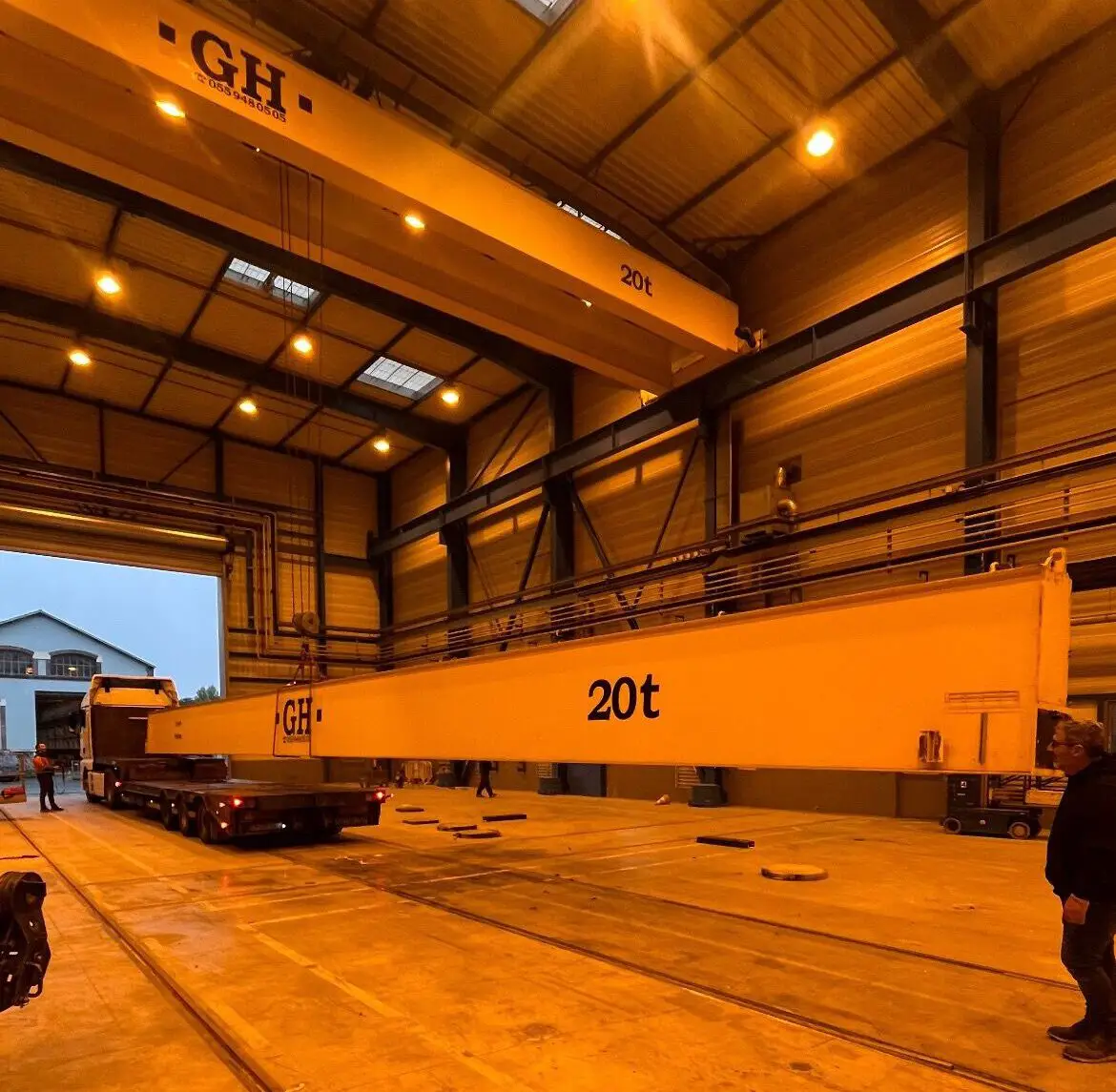 APL opération de levage industriel