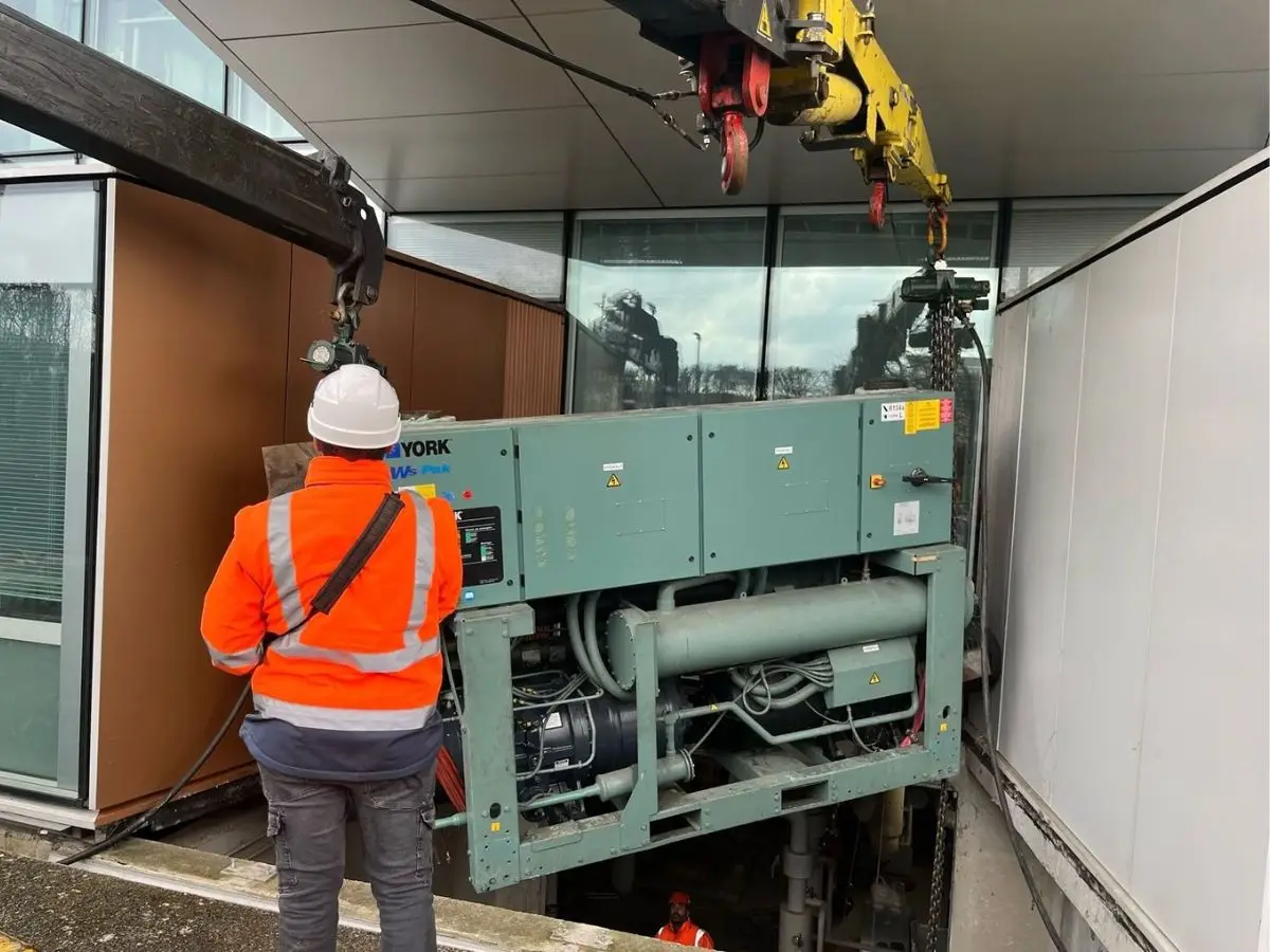 intervention pose groupe froid