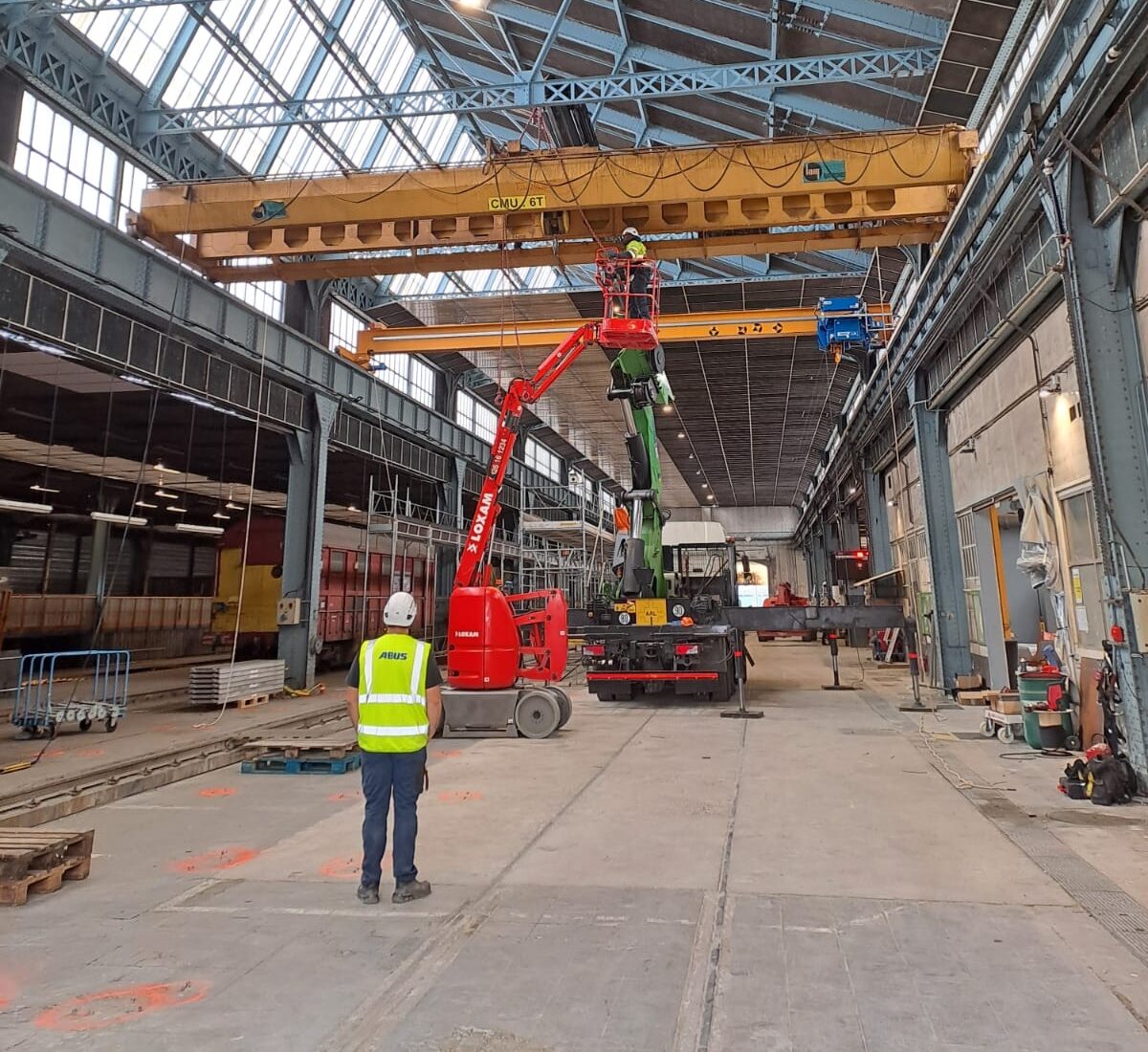 Remplacement pont roulant APL