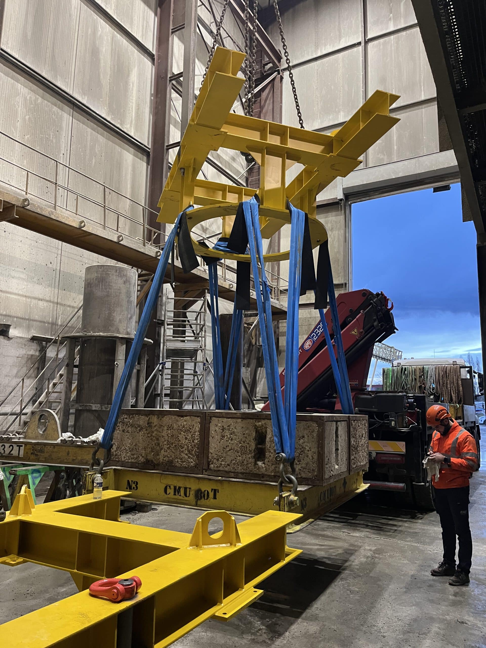 APL épreuves levage palonniers nucléaire